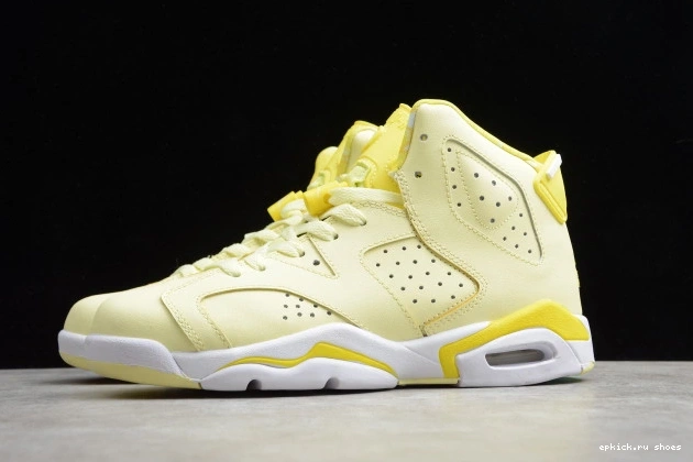 Rep 6 Retro (GS) Floral Jordan Yellow Dynamic Air 543390-800 0807